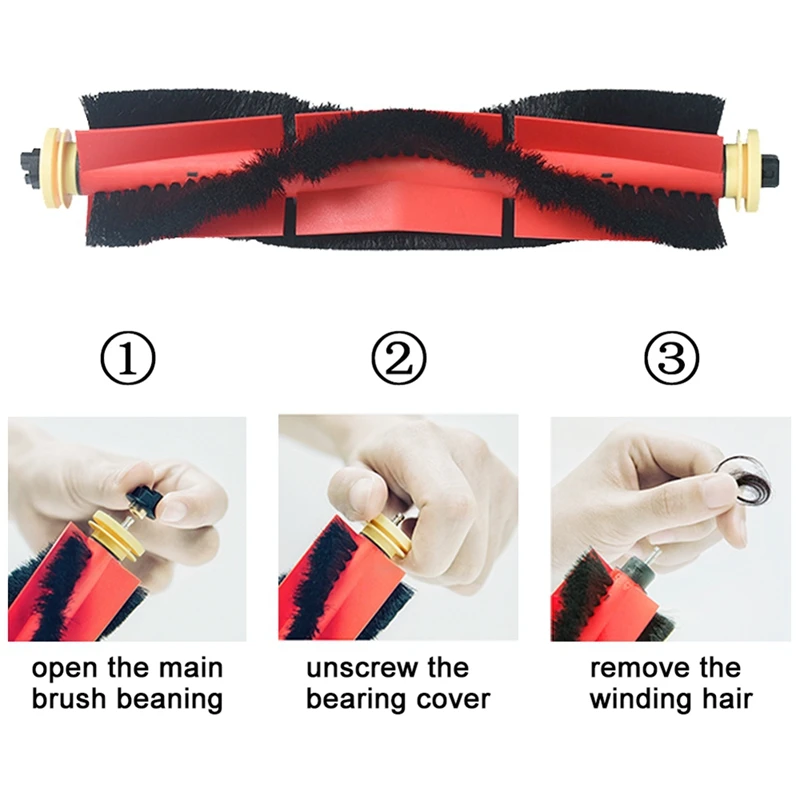 Акция! Сменный фильтр с основной боковой щеткой и тканью для швабры для робота-пылесоса Xiaomi Mi 2 Pro MJST1S