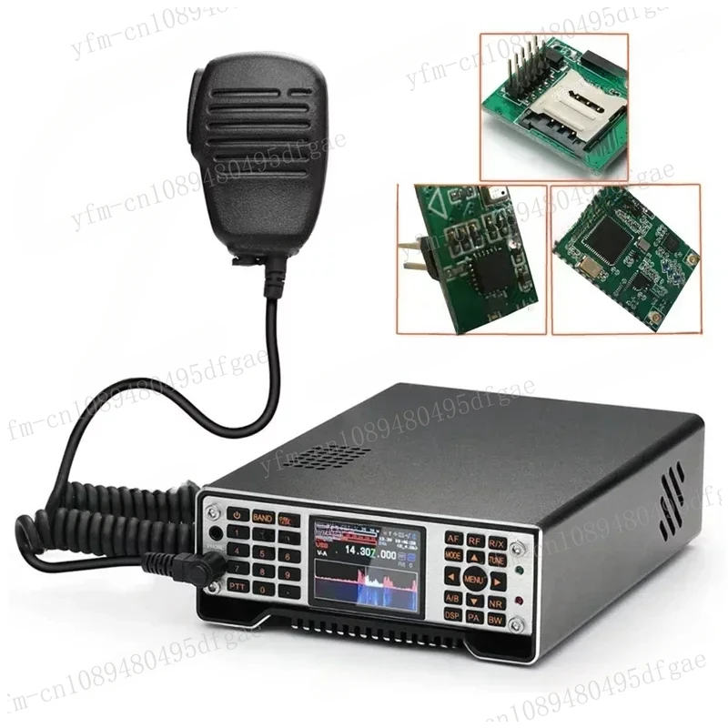 All modes SDR transceiver, Software Defined Radio FM, SSB, CW, RTTY B, 4th generation, Q900, V4, 100KHz-2GHz, HF/VHF/UHF