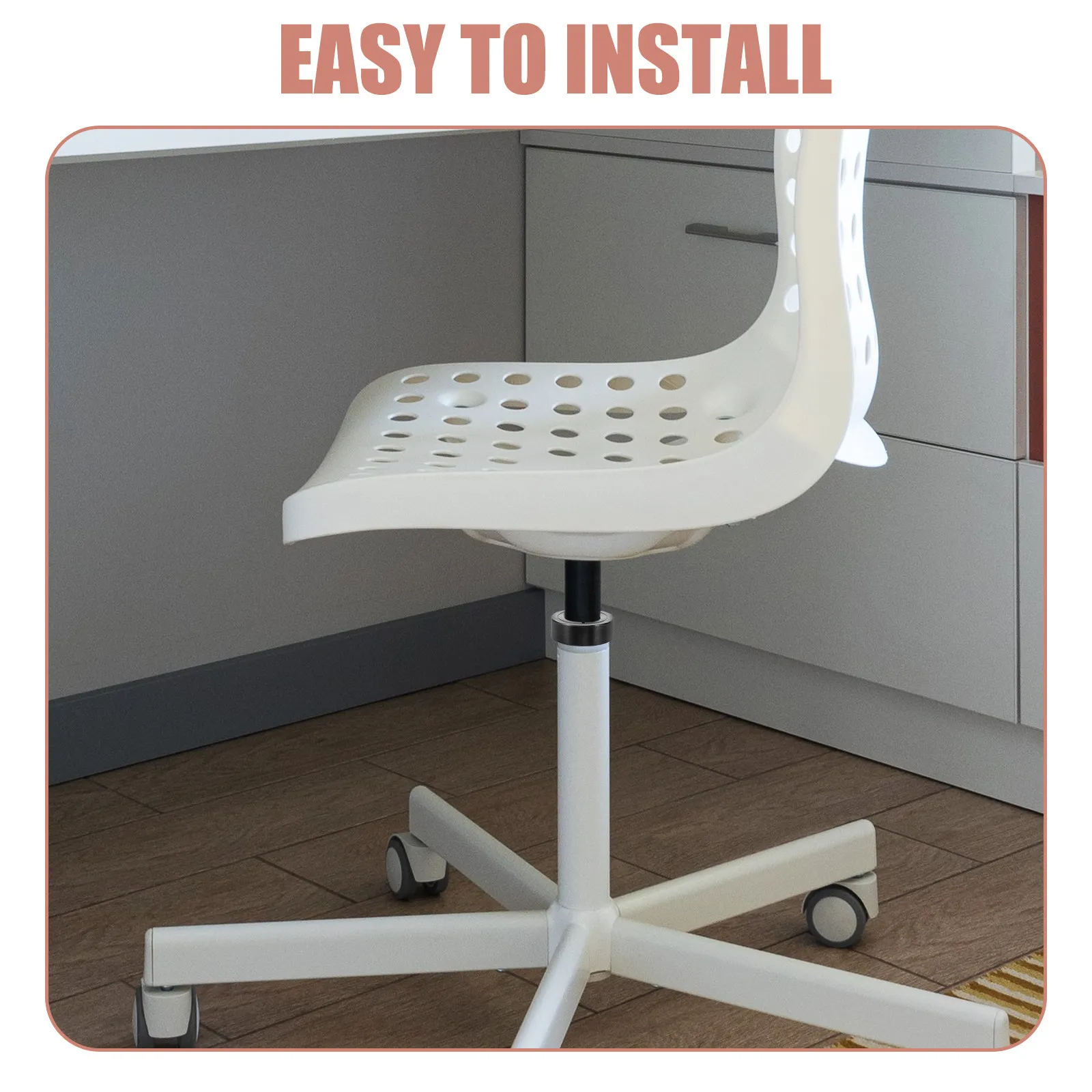 

Gaming Office Chair Cylinder Saver Stainless Steel Repair Sinking Chair Replacement Easy Install Wrench for Office