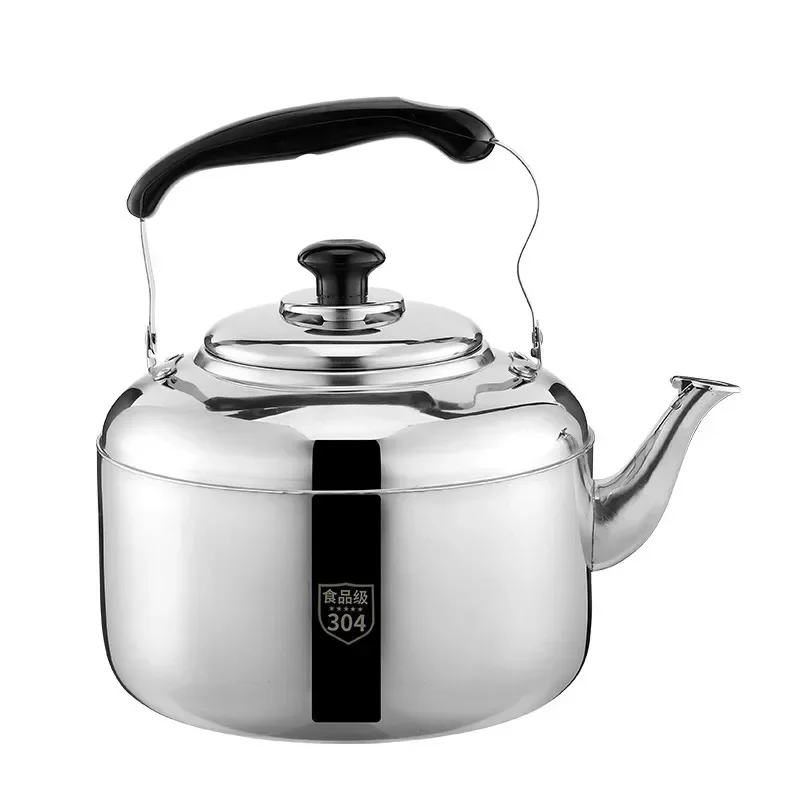 304 Stainless Steel High Quality Tea pot Coffee Cold Sound Water Pot Kettle large capacity Home Kitchen Tea Water burning Tool