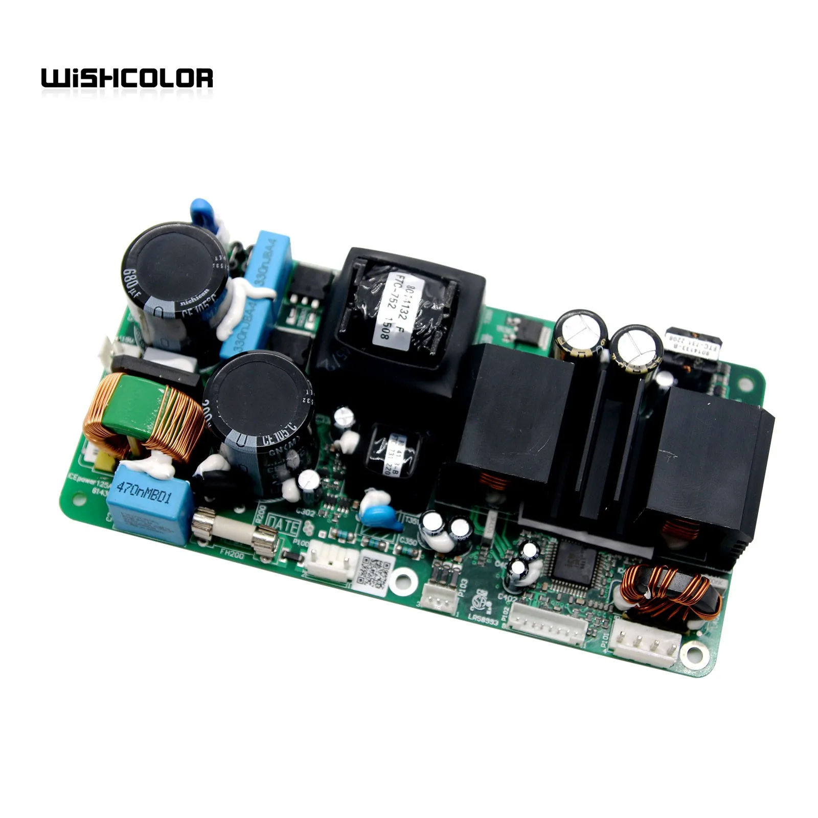 Imagem -02 - Wishcolor Icepower Digital Stereo Channel Amplificador Board Hifi Stage Amp com Acessórios H3001 Ice125asx2