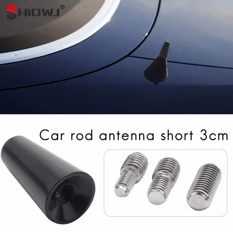 Antena 3 Cm z M6/M5/M4 przejściówka gwintowana antena dachowa antena krótkofalowa antena samochodowa antena krótka stopka radiowa — zdjęcie 3