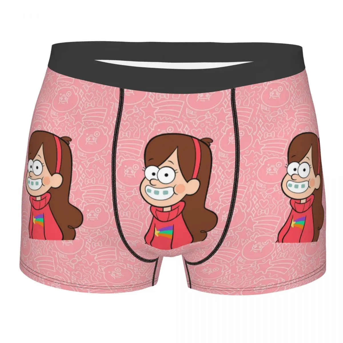 

Custom Funny Anime Gravity Falls Boxers Shorts Men's Briefs Underwear Novelty Underpants