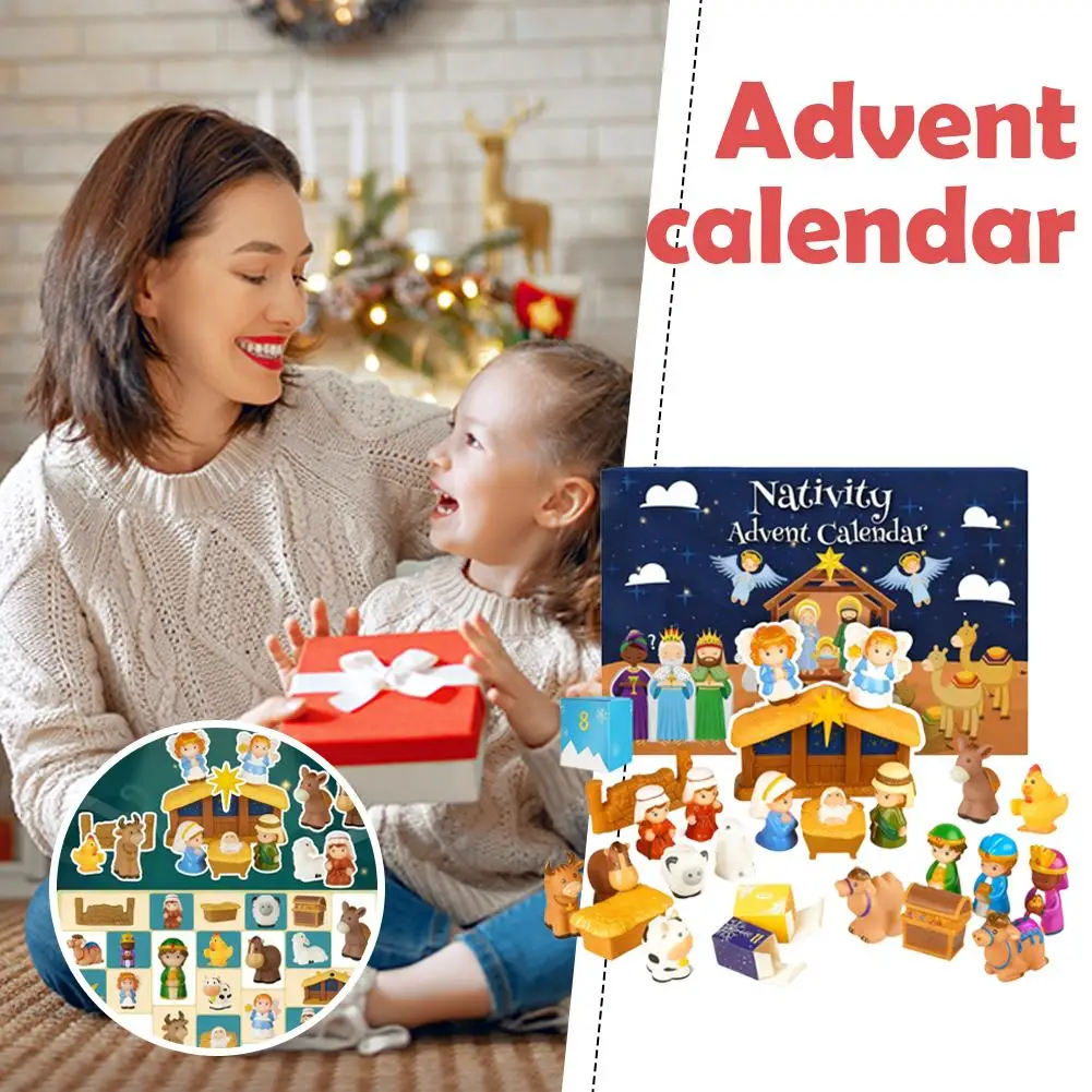 

Creative Calendar of the Nativity of Jesus Festival Box Happy Time Holiday Party Home Decoration Christmas Tree Decoration