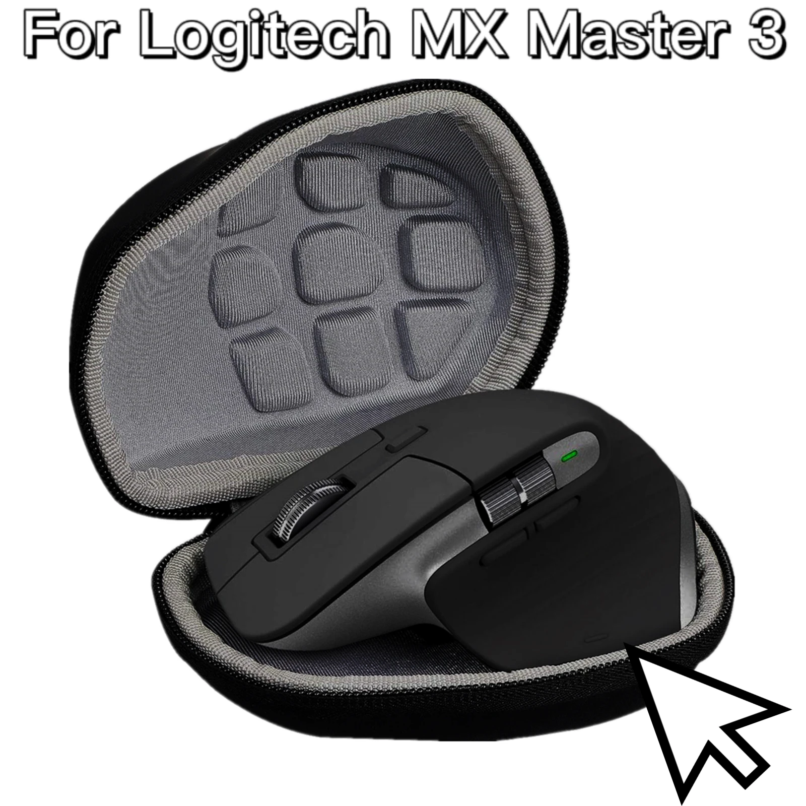 

Жесткий чехол для хранения мыши, чехол для Logitech MX Master 3, защитный чехол из ЭВА для беспроводной мыши