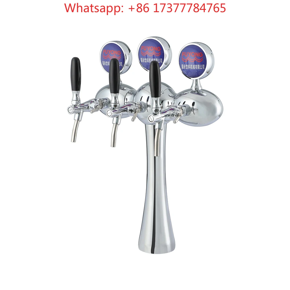 Fuyong 2024 Stainless Steel Beer Column Cooler with 3 Tap Font Chiller New Product