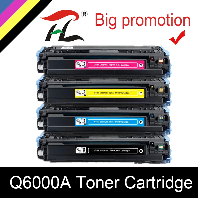 Katrij Tinta Kompatibel Q600a Q6001 Q6002 Q6003 124A untuk Printer Laser HP Color Laserjet 1600 2600n 2605 2605dn 2605dtn