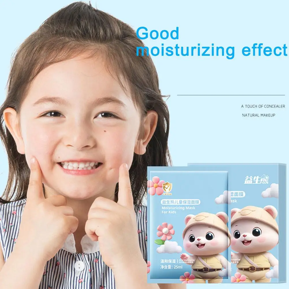 Children Face Mask Infant Child Moisturizing Mask Moisturizing Special Mask For Students Babies 3-15 Years Old Skin Care Facial