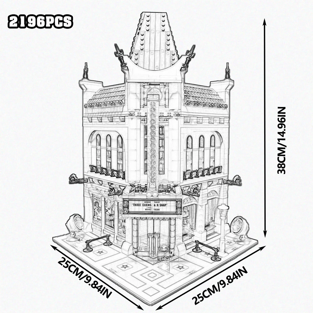 Creative Expert Bricks Bank Cafe Corner MOC Street View City Model House Pet Shop Town Hall Downtown Diner Bouwstenen Speelgoed