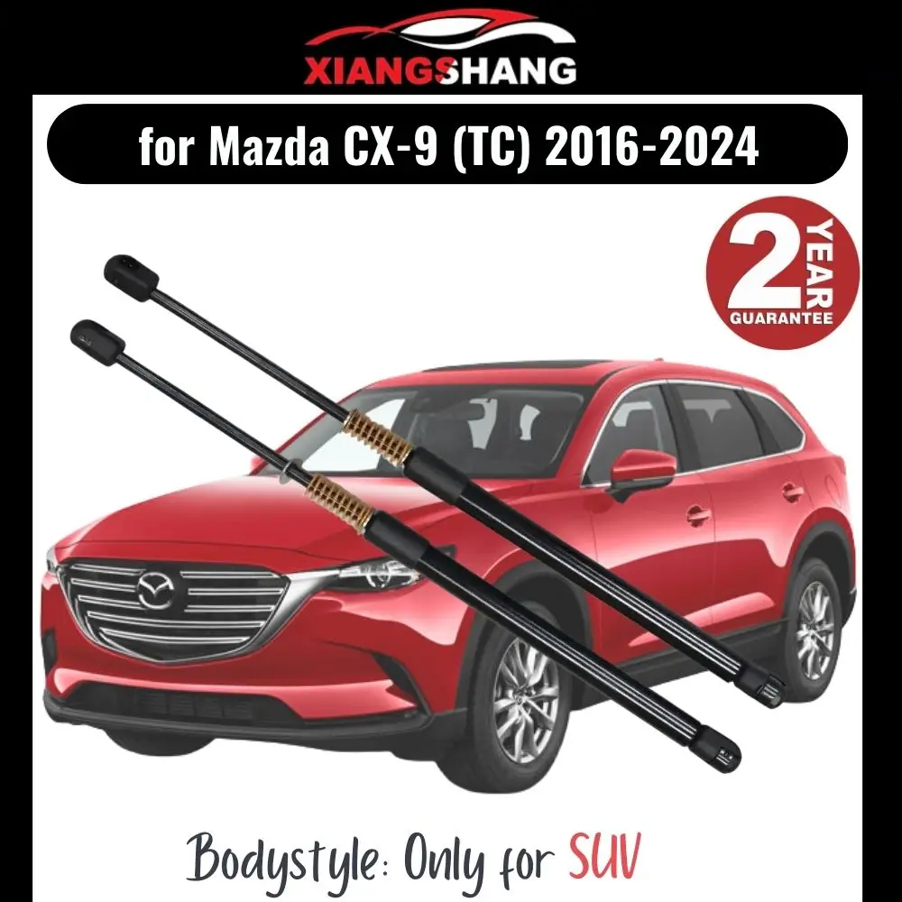 

2pcs Rear Tailgate Damper for Mazda CX-9 (TC) 2016-2024 SUV Tailgate WITH SPRING Trunk Boot Gas Charged Gas Struts