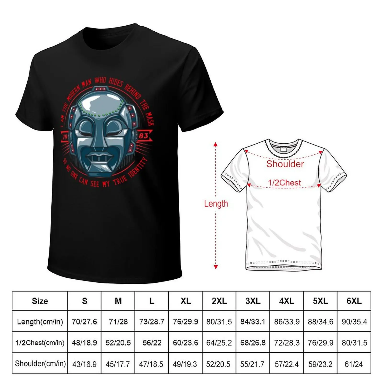 Mr Roboto I Am The Modern Man Who Hides Behind The Mask T-Shirt Labor Work Casual T-Shirt