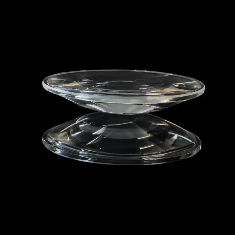 62mm Plano-Convex Lens Focal 90mm High Borosilicate Glass for Flashlight Fishing Light Spotlight Magnifier Lens