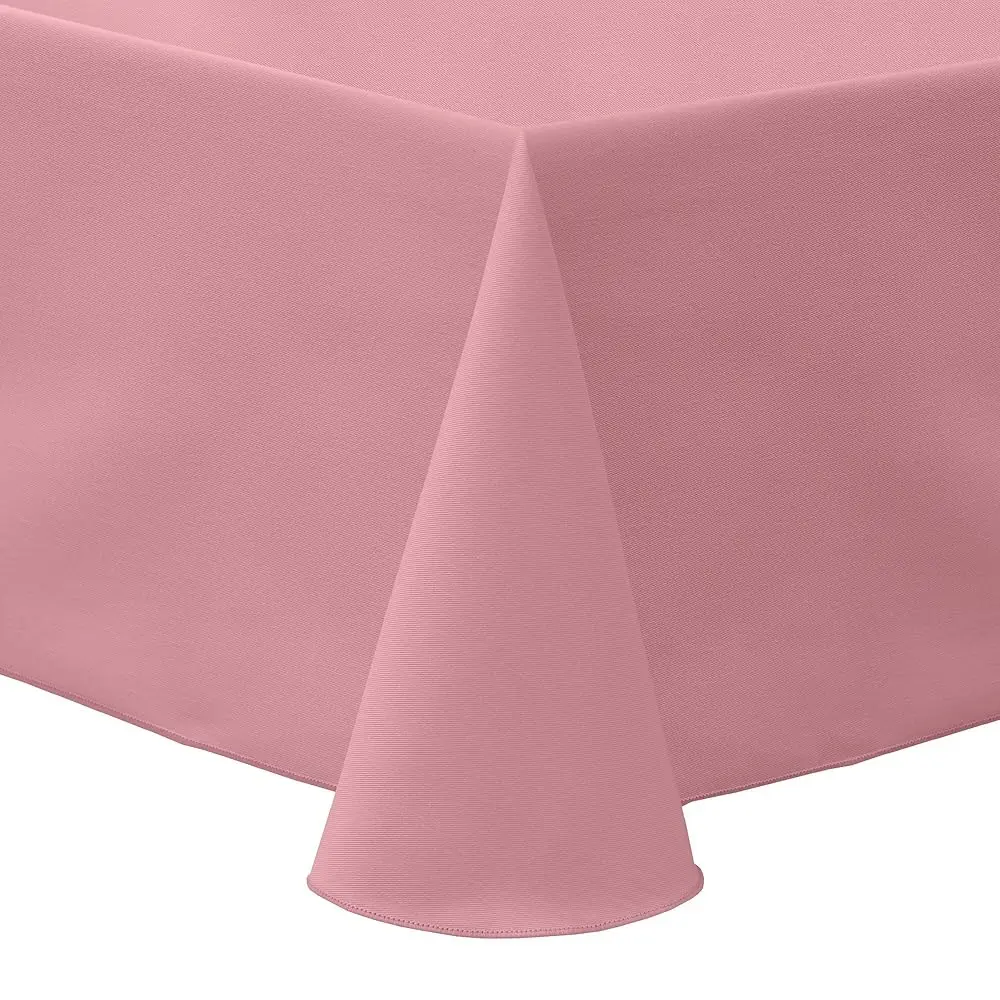 

Poly-Cotton Twill 60 X 120-Inch Oval Tablecloth Dusty Rose Pink