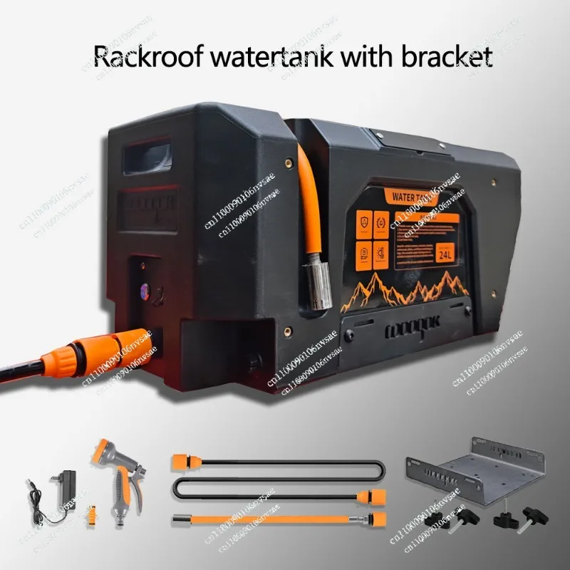 

«Портативный резервуар для воды под давлением 24 л — походный душ с креплением на крыше для внедорожных автофургонов и кемпинга на автомобиле»