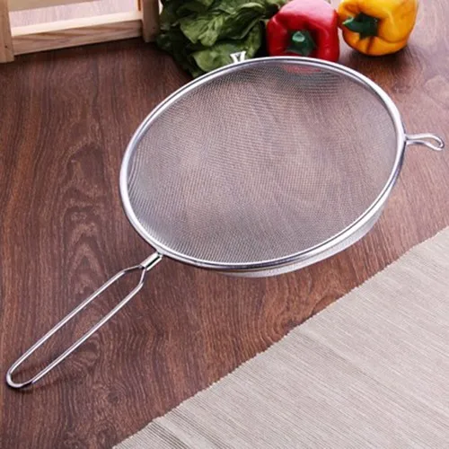 Evvehediyelikeşya Stainless Steel Big size Legumes & Vegetable Durulama Strainer 22 cm