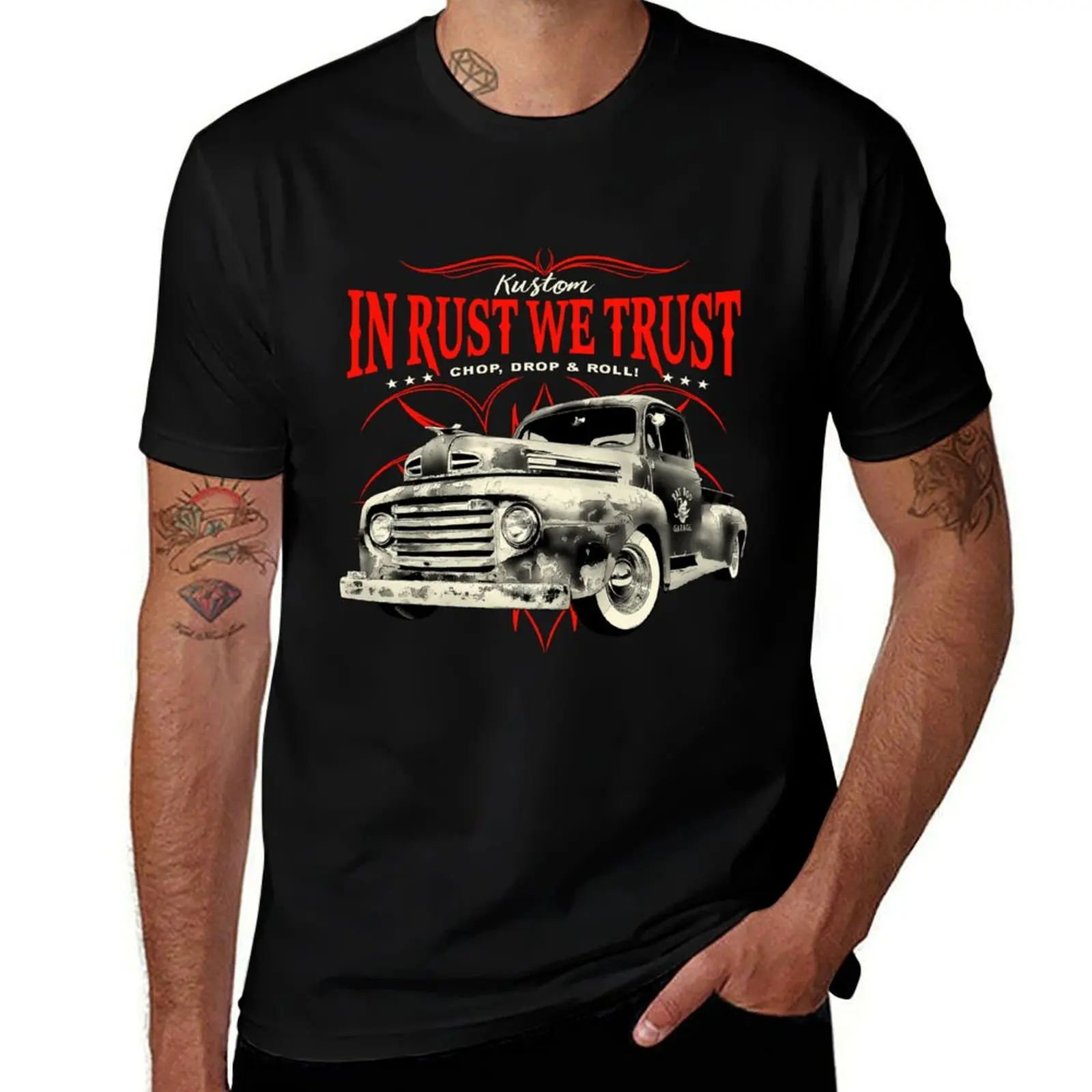 In Rust We Trust - Sepia T-Shirt quick-drying clothes basketball graphic tees vintage t shirts plain white t shirts men