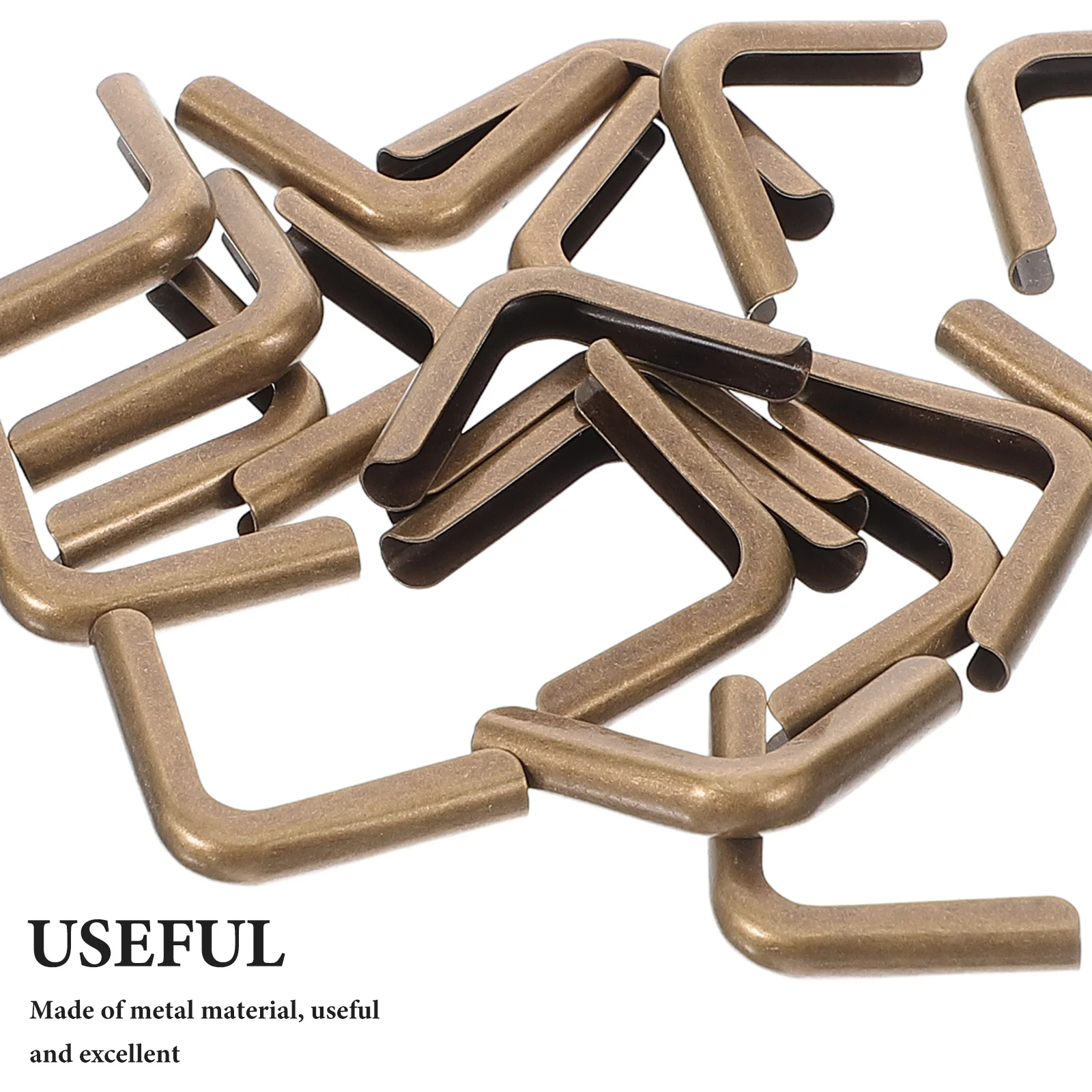 100Pcs Metal Corners Protectors for Book Photo Notebook Scrapbook Strong Metal Material Exquisite Design Simple to Use