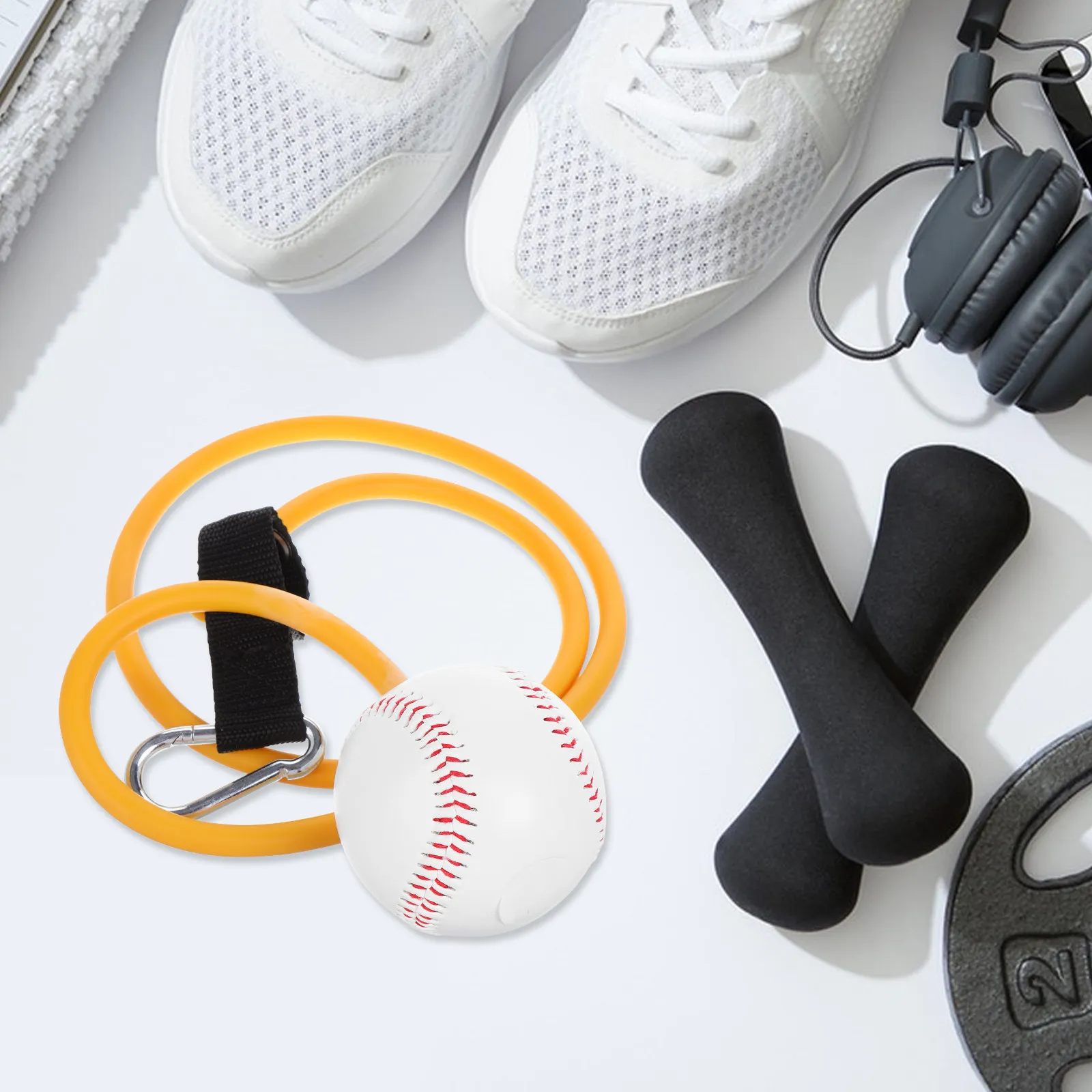 Baseball Swing Trainer Professional Elastic Rope for Pitching and Hitting Supplies Resistance Training Bands for Arm Workout