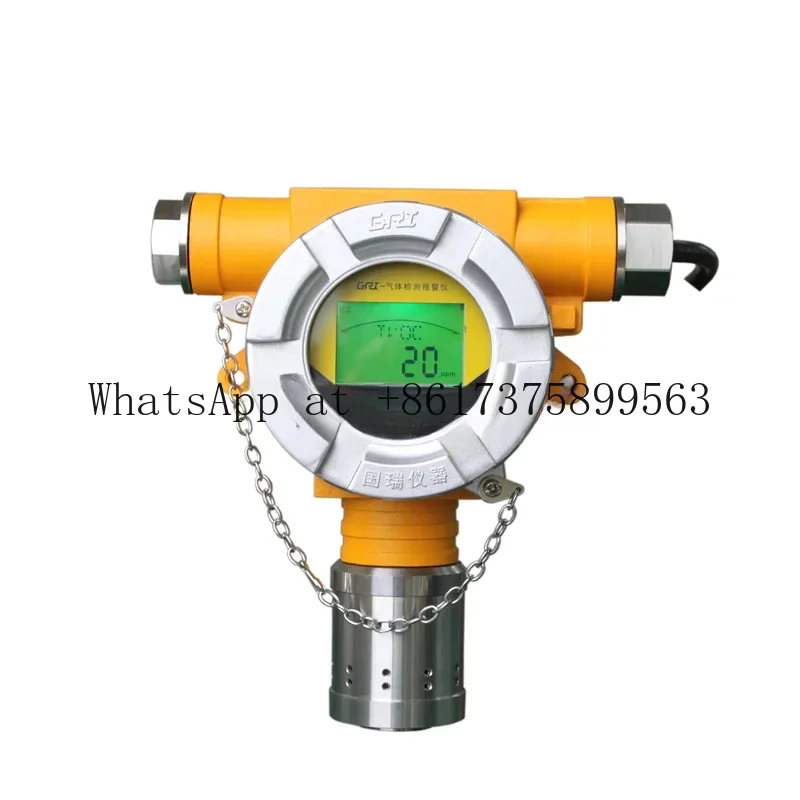 0-100%VOL Online O2 Sensor Air Quality  Detector for Industrial Lab Safety