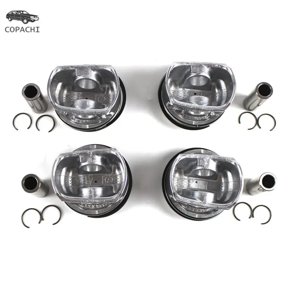 

4pcs 11257566019 77mm Pistons&Ring Kit for MINI R55-R61 N14 N14B16C Engine TURBO Cooper Countryman 06-16 Car Accessories Parts