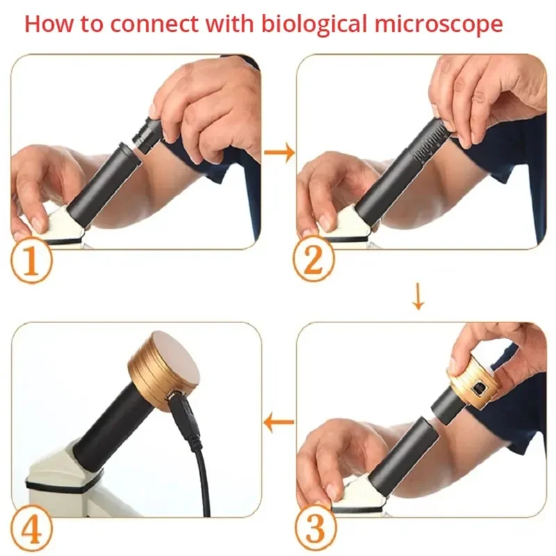 كاميرا العدسة الرقمية عدسة إلكترونية عالية الدقة للتلسكوب الفلكي المجهر التصوير الفوتوغرافي 300 ميجابكسل #5