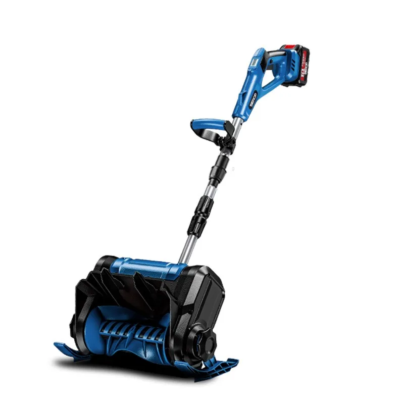 Cross-border New Snow Plow Electric Household Snow Remover Brushless   Double Folding Hand Push Snow