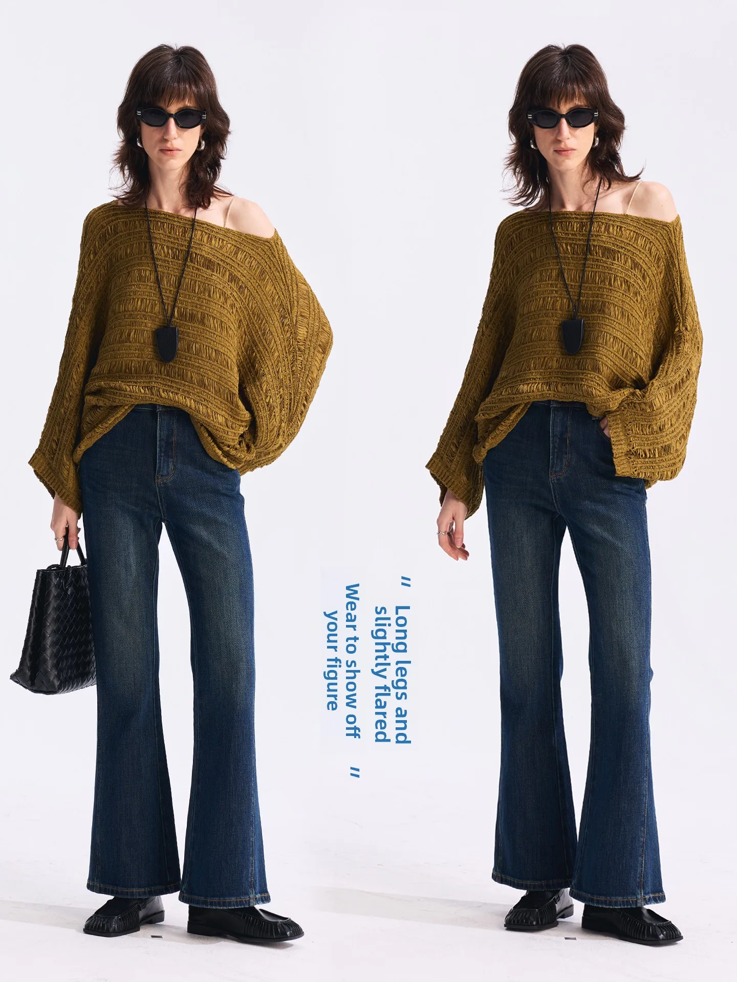 

Женские джинсы-клеш с высокой талией, облегающие, повседневные, из хлопка, эластичные