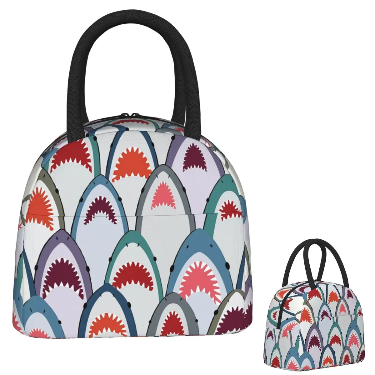 

Shark Fest Insulated Lunch Bag for Women Children Portable Food Boxes Thermal Lunch Box Tote