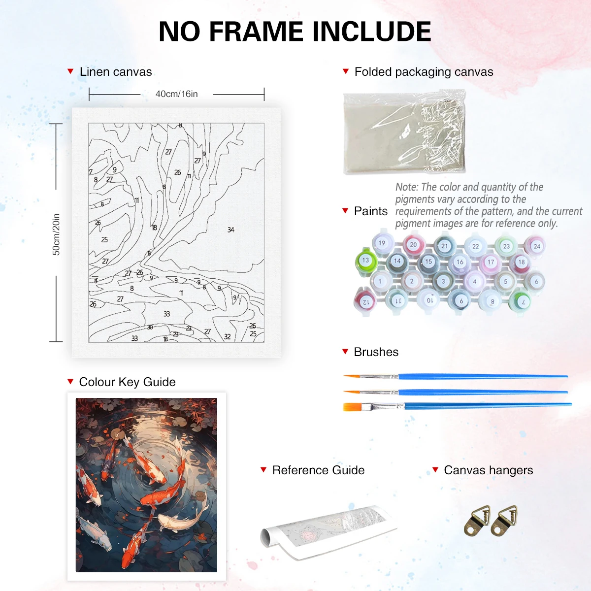 PhotoCustom Painting By Numbers Fish Animals Paint Handpainted Drawing On Canvas Modern Home Artwork