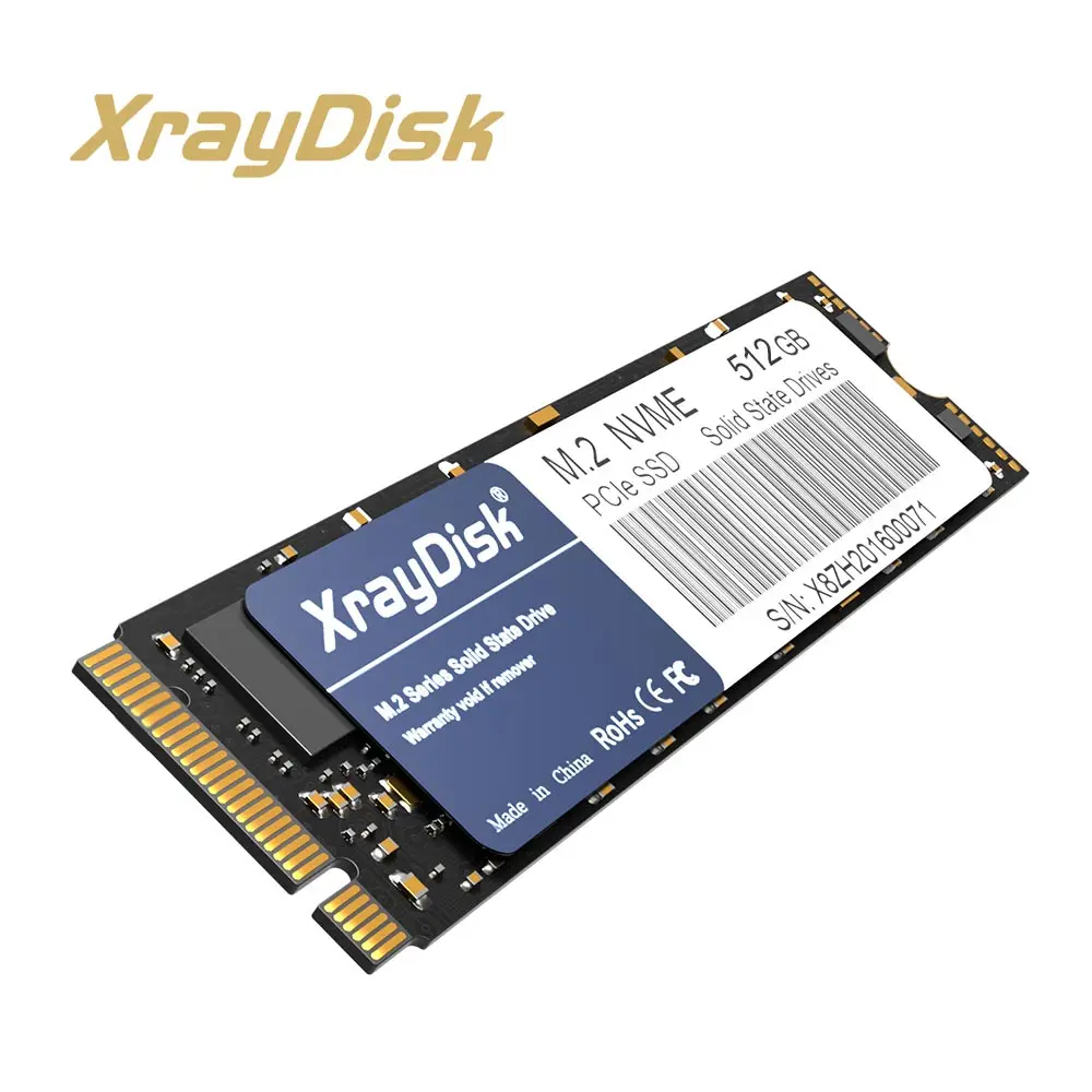 Xraydisk m.2 ssd pcie nvme 128gb 256gb 512gb 1テラバイトgen3 * 4ソリッドステートドライブ2280内蔵ハードディスクhddラップトップデスクトップ用