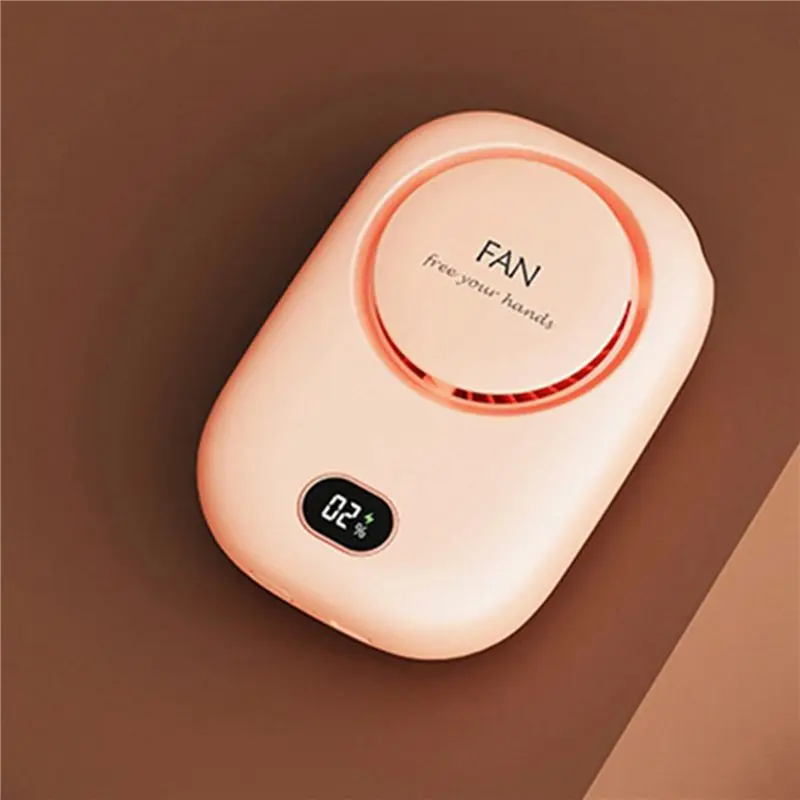 BABZ 4X Mini USB Rechargeable Portable Fan Small Personal Cooling Fan for Travel Handheld Desk Office Pink