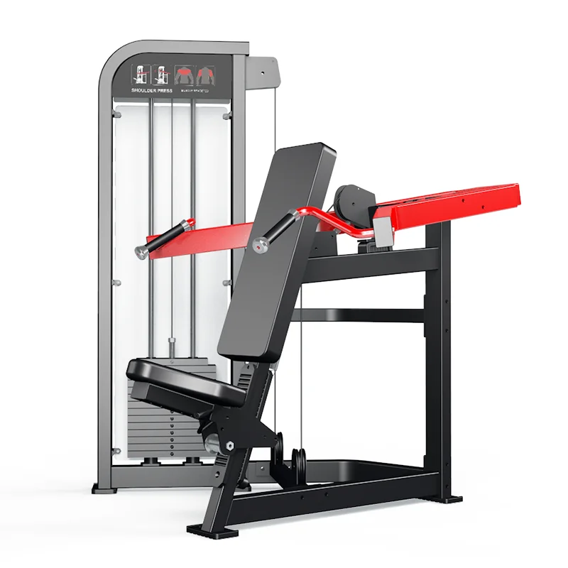 Fitness Seated Shoulder Press Machine-Commercial Use Eco-Friendly Heavy Duty Steel Frame Smooth Strength Training