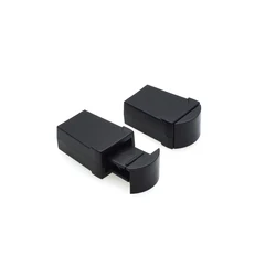50pcs/pack Clips Rope Buckle Zipper Pulls Cord Ends Lock Paracord clips Black Backpack accessories