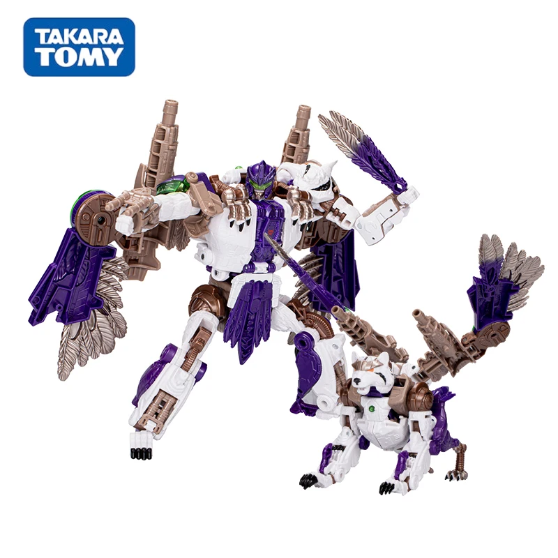 

Original Transformers TAKARA Legacy TL-64 Beast Wars Universe Tigerhawk Anime Figure Action Figures Model Toys