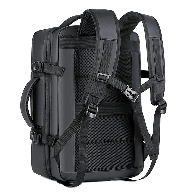 Men's Expandable Backpack Large Capacity Man Business Trip Laptop Backpacks Waterproof Travel Multifunctional Bag with USB Port