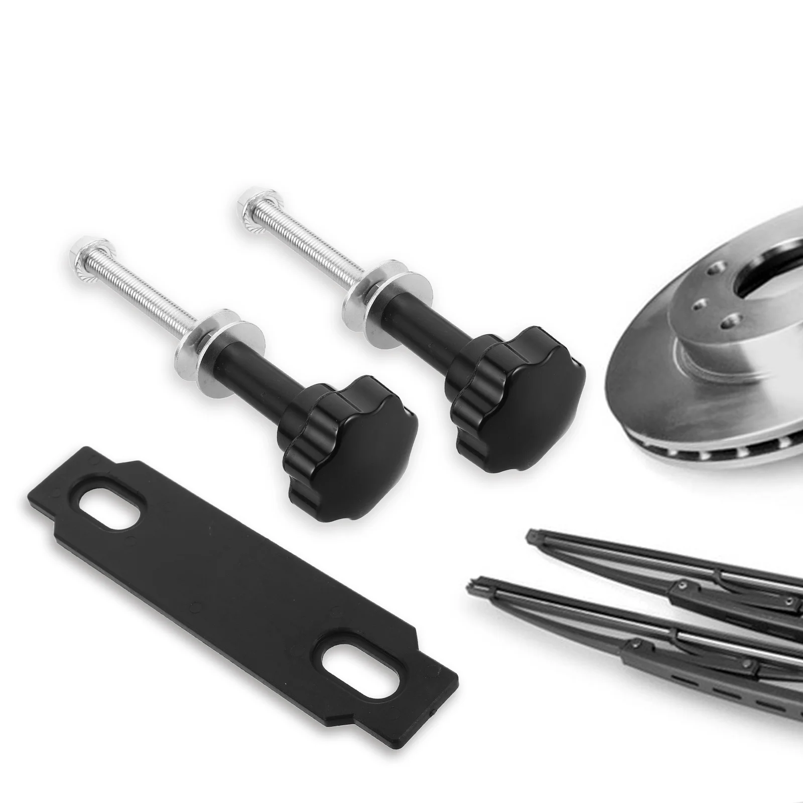 

1 Set Luggage Rack Mounting Kit For Off Road Recovery Track Bracket Aluminum Alloy Durable Secure Traction Aid Board Storage