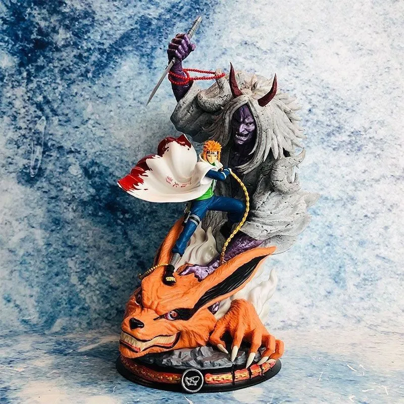 شخصيات ناروتو أنيمي فلاش أصفر ناميكازي ميناتو من مادة PVC GK تمثال نموذج مجموعة ديكور سطح المكتب لعبة هدية