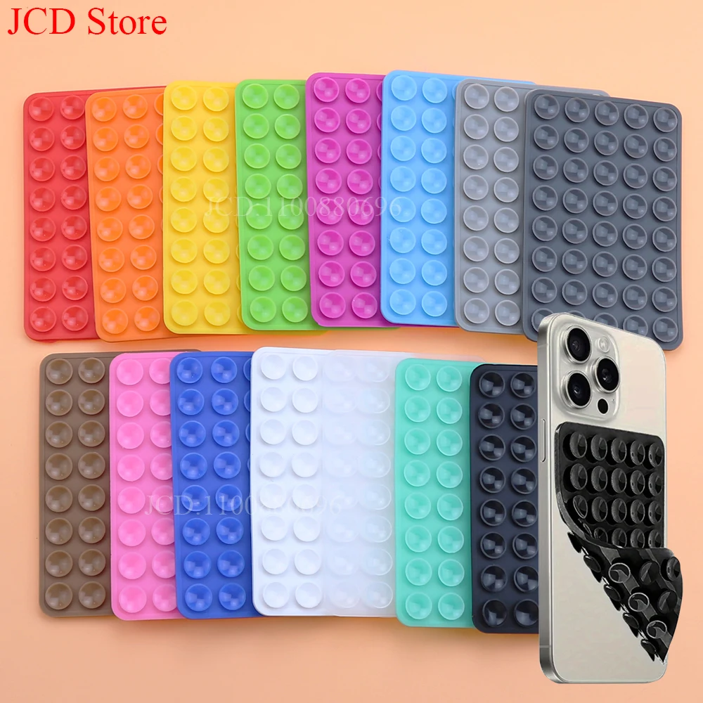 Silicone suction cup mobile phone fixture suction cup double-sided silicone suction cup fixing pad