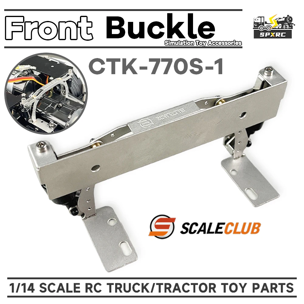 Kit de Carroceria Fixa 770S (Atualização CTK-770S-1) para Caminhão RC Tamiya 1/14 Scania, Peças de Modelo de Brinquedo para Caminhão de Controle Remoto