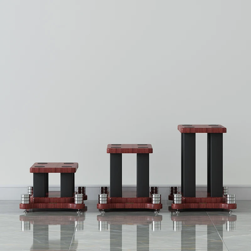 Box Metal Wood Surround Floor Stand 1 Pair 30x35 HiFi Professional Speaker Stand Audio Bracket Bookshelf Desktop Satellite
