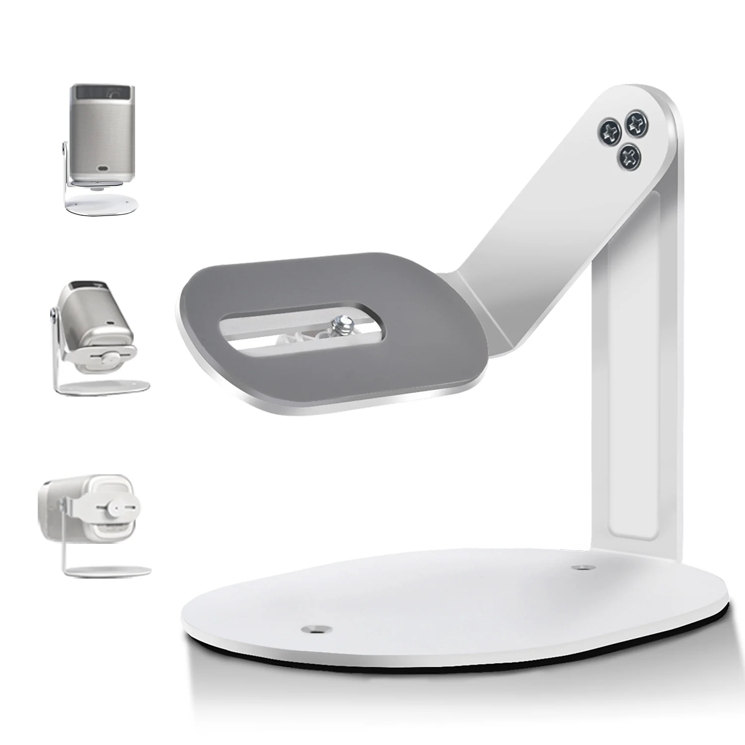 Salange Projektor-Desktop-Ständer aus Aluminium mit 360° ° Drehbar, verstellbar, für Video-Display-Halterung für XGIMI H2 /H3 /Halo