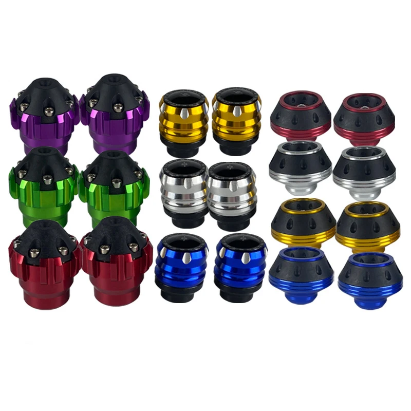 Motorcycle CNC Anti-fall Cups Aluminum Fork Cups Outlet Crash pads Frame Sliders Dirt Bike Tuning Accessories