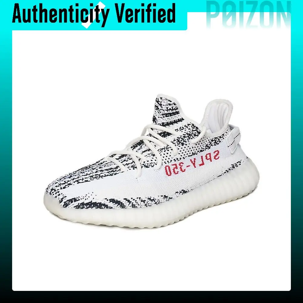 Adidas Originals Yeezy Boost 350 V2 White Zebra' Low top Casual Shoes Unisex Black White 2023 Edition CP9654-20232251
