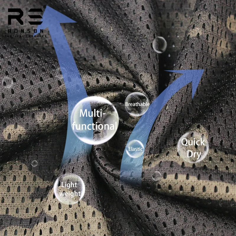 MCBK Black Camouflage Printed Neckerchief Tactical Face Mask for Summer Outdoor Activities Sun Protection Windproof Headscarf