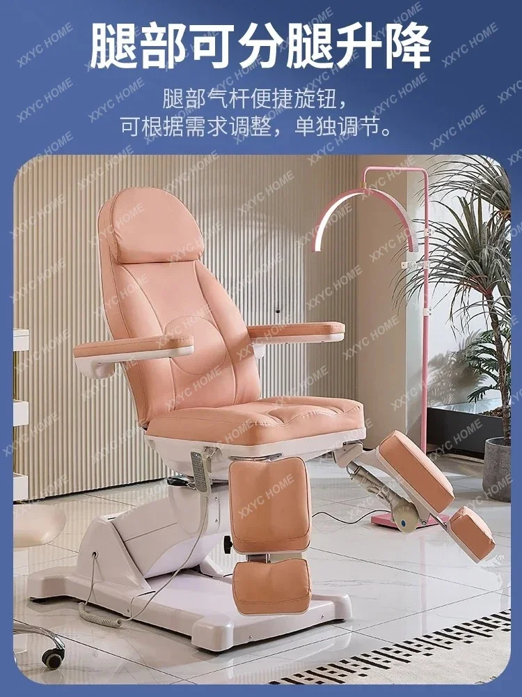 TTPedicure Chair Foot Therapy Tattoo Foot Soaking Bed With Rotating Electric Lifting Beauty Bed Nail Bed