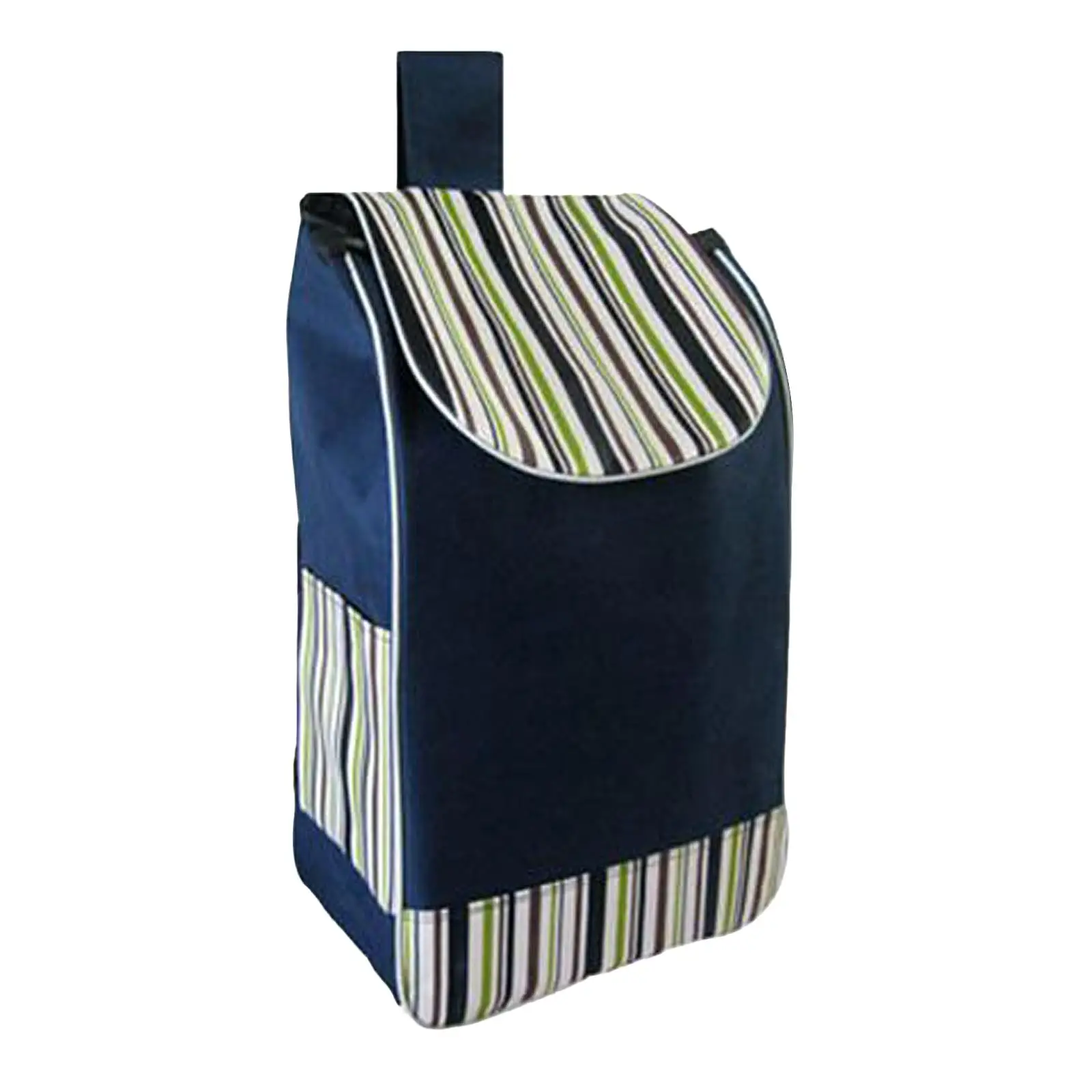 Bolsa de compras portátil, bolsa de repuesto plegable, bolsa de repuesto para compras, resistente al agua, grande para carrito de comestibles, carrito de utilidad