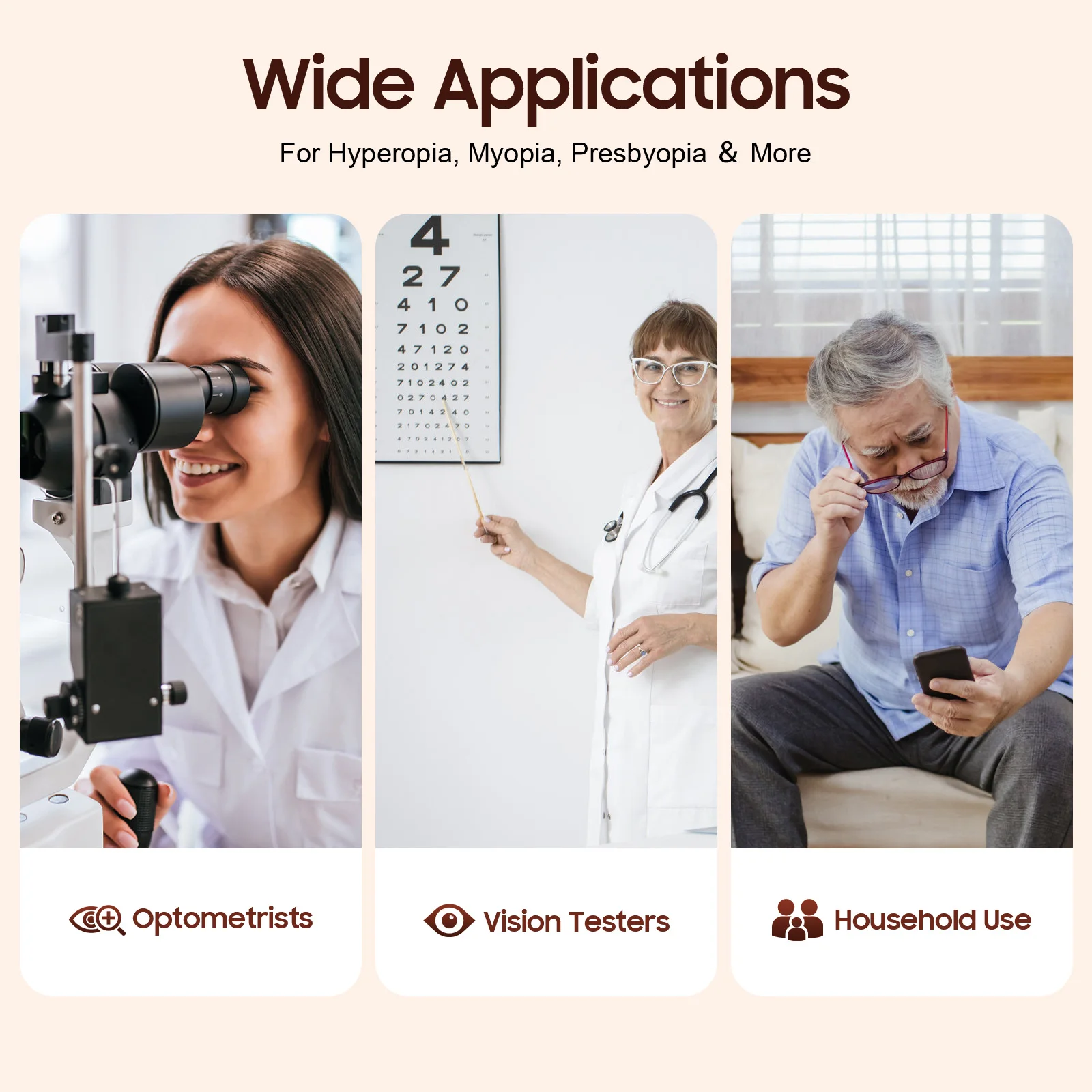 Optometry Rim Case Kit Trial Lens Set Optical 240 Pieces Trial Lens Set Metal Rim Precise Optical Trial Lens Set for Optometrist