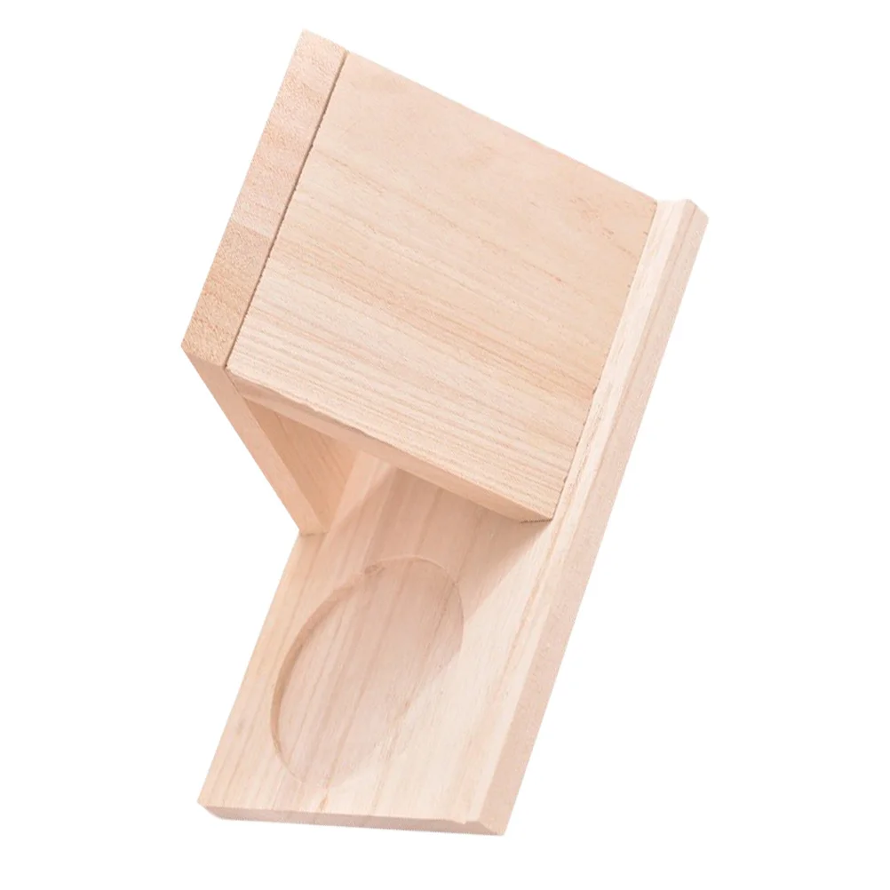 رف خشبي لسطح المكتب لتخزين المكاتب المنزلية وحامل كتب خشبي ومنظم مجلة قائم بذاته #3