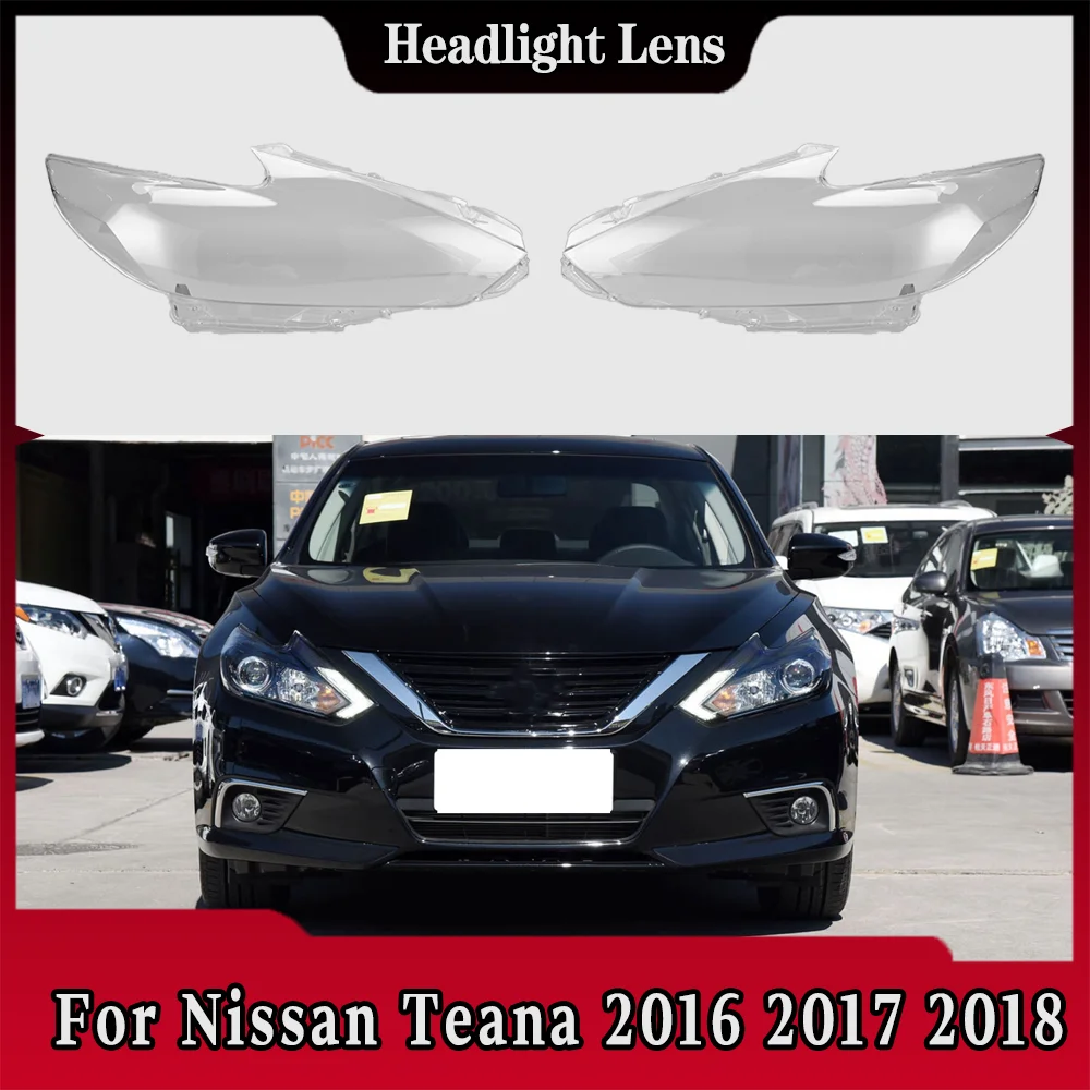 

Для Nissan Teana 2016 2017 2018, крышка фары, прозрачный абажур, корпус фары, плексиглас, замена оригинального абажура