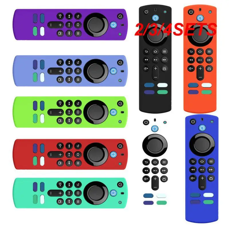 2/3/4SETS Shockproof Remote Control Sleeve Fashion Design Easy To Install Practical Highest Rating Reliable Best Seller